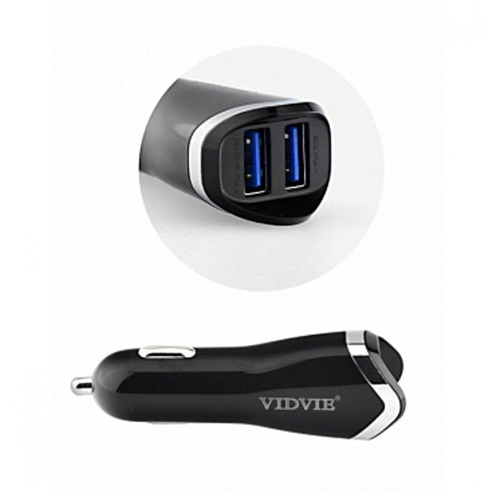 VIDVIE CC501 USB Car Charger (Black)