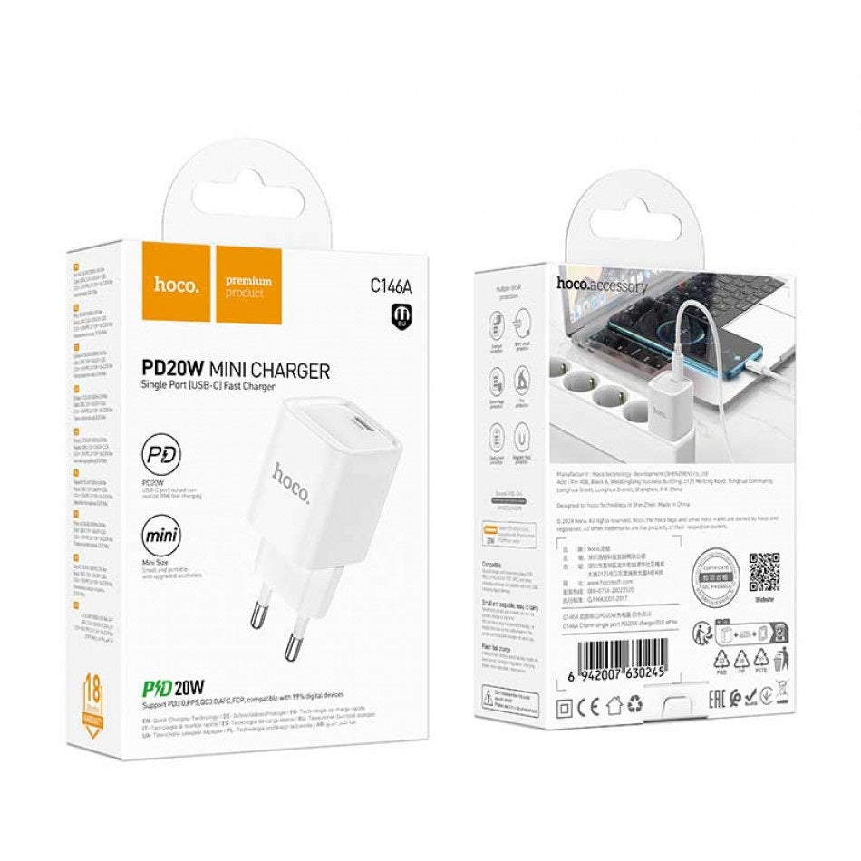 HOCO C146A Charm single port PD20W charger