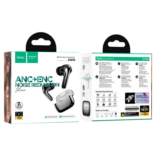 TWS headset “EQ16 Shine” ANC + ENC