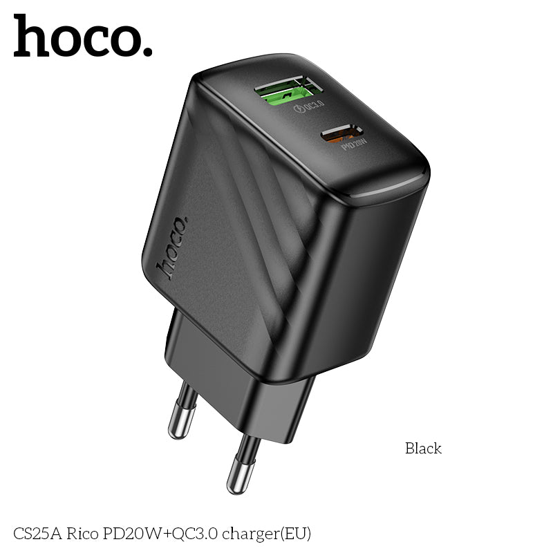 Charger Hoco CS25A, With cable (iphone)