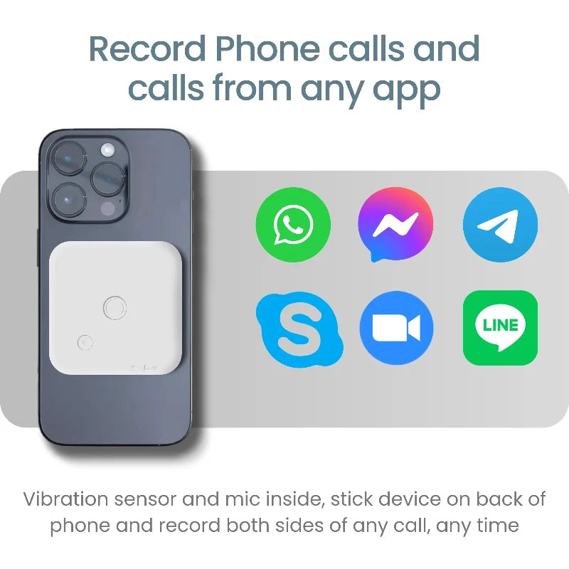 FOCASE Magnetic Call Recorder
