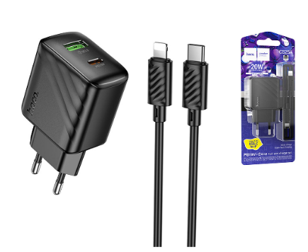 Charger Hoco CS25A, With cable (iphone)