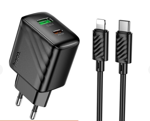 Charger Hoco CS25A, With cable (iphone)