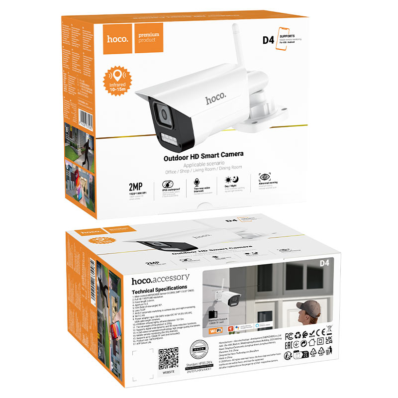 Tuya Smart Hoco D4 Outdoor 2MP