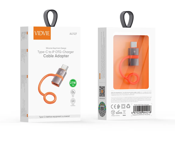 Type-C to iP OTG-Charger Cable Adapter